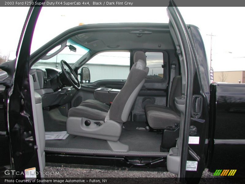 Black / Dark Flint Grey 2003 Ford F250 Super Duty FX4 SuperCab 4x4