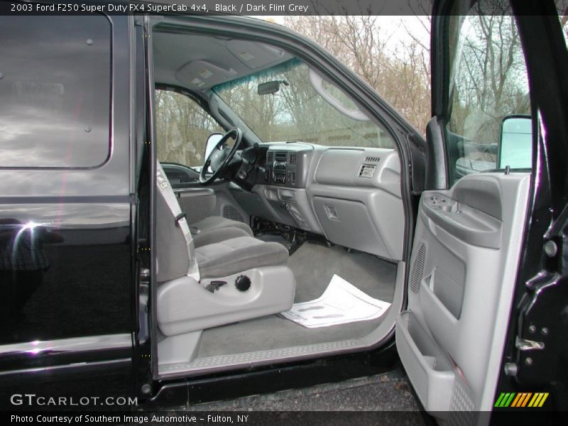 Black / Dark Flint Grey 2003 Ford F250 Super Duty FX4 SuperCab 4x4