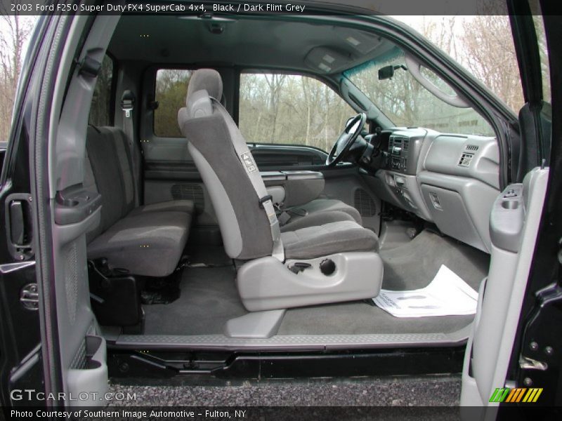 Black / Dark Flint Grey 2003 Ford F250 Super Duty FX4 SuperCab 4x4