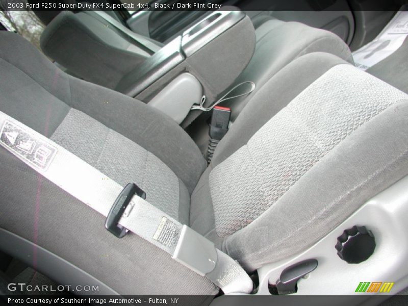 Black / Dark Flint Grey 2003 Ford F250 Super Duty FX4 SuperCab 4x4