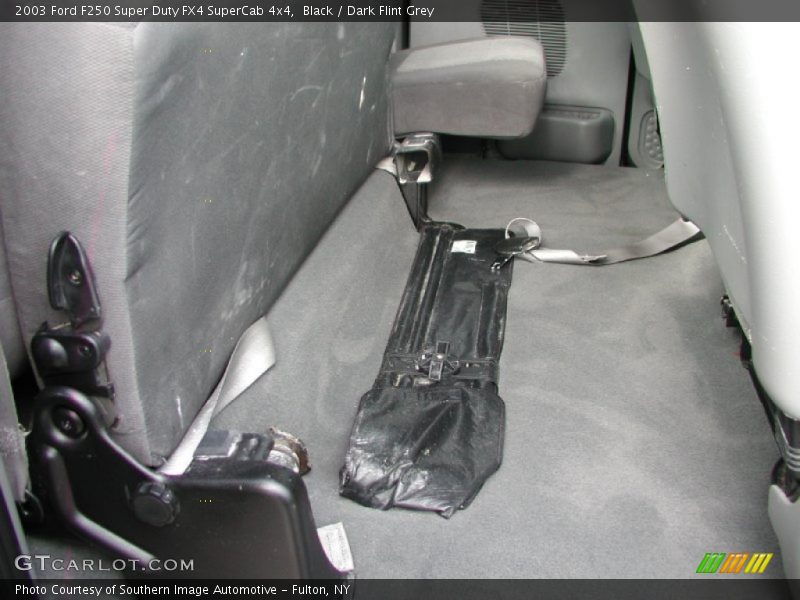 Black / Dark Flint Grey 2003 Ford F250 Super Duty FX4 SuperCab 4x4