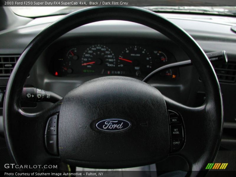 Black / Dark Flint Grey 2003 Ford F250 Super Duty FX4 SuperCab 4x4