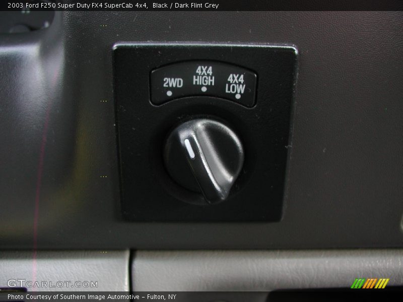 Black / Dark Flint Grey 2003 Ford F250 Super Duty FX4 SuperCab 4x4