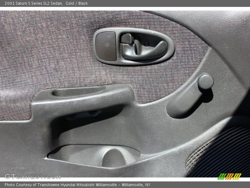 Gold / Black 2001 Saturn S Series SL2 Sedan
