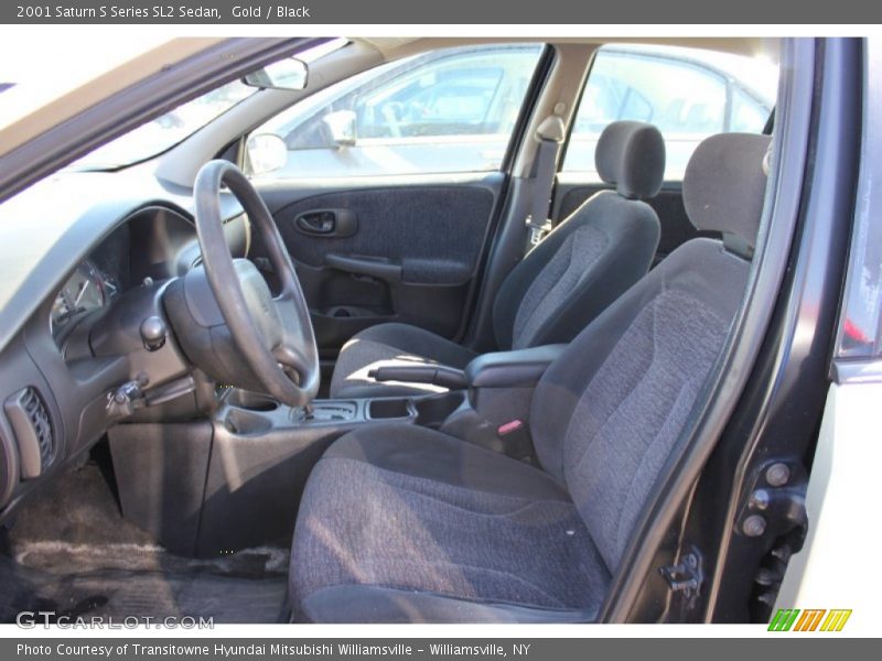 Gold / Black 2001 Saturn S Series SL2 Sedan