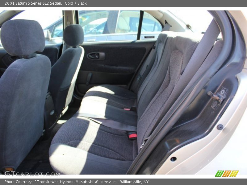 Gold / Black 2001 Saturn S Series SL2 Sedan
