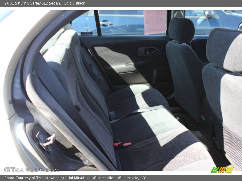 Gold / Black 2001 Saturn S Series SL2 Sedan