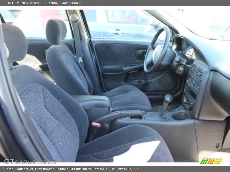 Gold / Black 2001 Saturn S Series SL2 Sedan