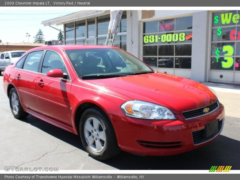 Victory Red / Neutral 2009 Chevrolet Impala LT