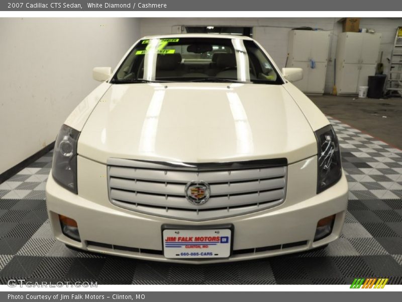 White Diamond / Cashmere 2007 Cadillac CTS Sedan