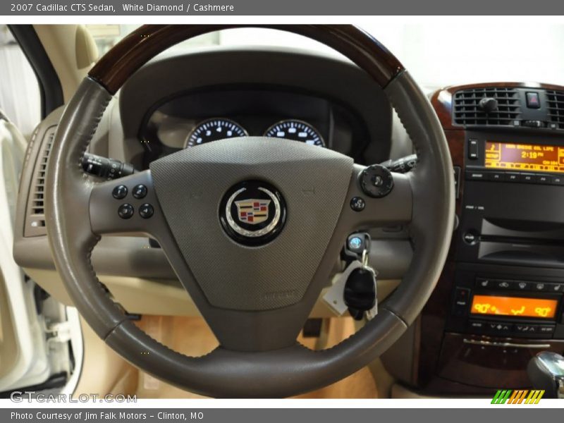 White Diamond / Cashmere 2007 Cadillac CTS Sedan