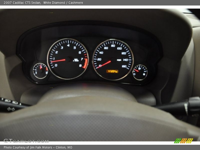 White Diamond / Cashmere 2007 Cadillac CTS Sedan