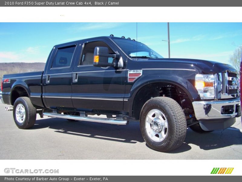 Black / Camel 2010 Ford F350 Super Duty Lariat Crew Cab 4x4