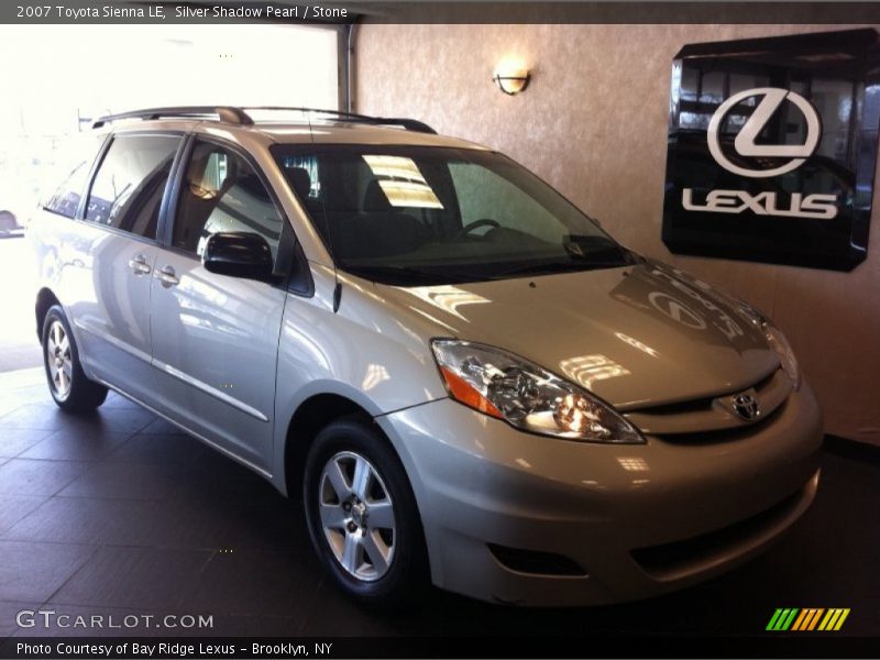 Silver Shadow Pearl / Stone 2007 Toyota Sienna LE