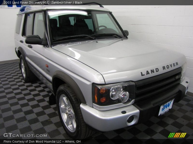 Zambezi Silver / Black 2003 Land Rover Discovery HSE
