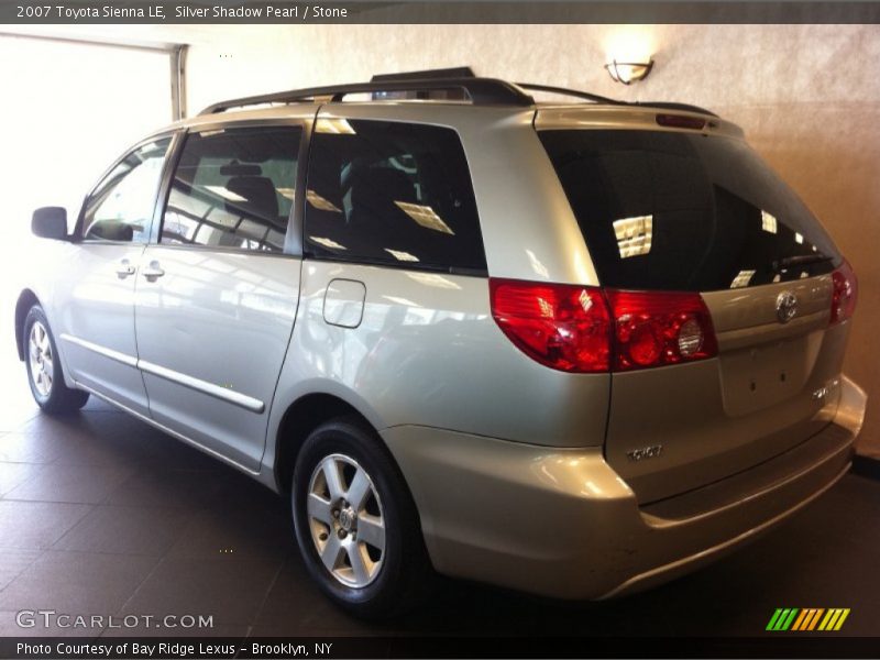 Silver Shadow Pearl / Stone 2007 Toyota Sienna LE
