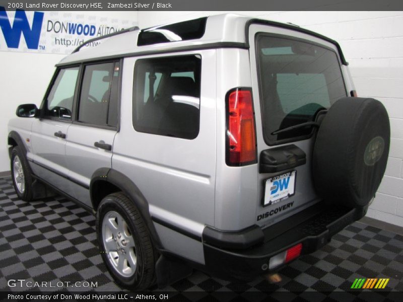 Zambezi Silver / Black 2003 Land Rover Discovery HSE