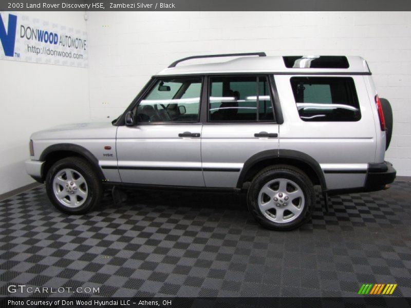 Zambezi Silver / Black 2003 Land Rover Discovery HSE