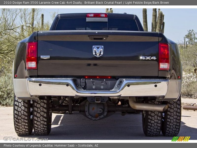 2010 Ram 3500 Laramie Crew Cab 4x4 Dually Brilliant Black Crystal Pearl