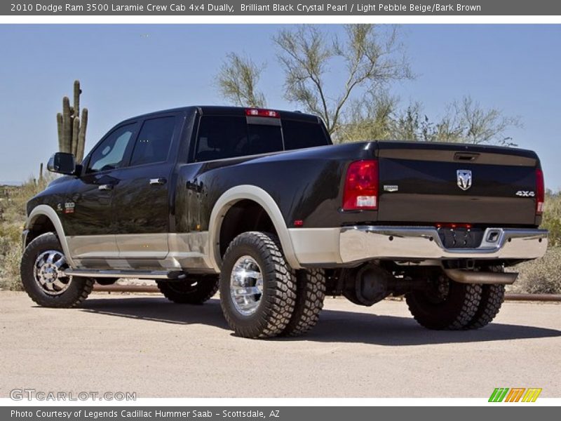  2010 Ram 3500 Laramie Crew Cab 4x4 Dually Brilliant Black Crystal Pearl