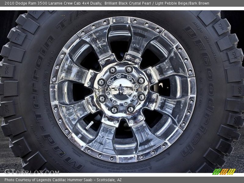 Custom Wheels of 2010 Ram 3500 Laramie Crew Cab 4x4 Dually