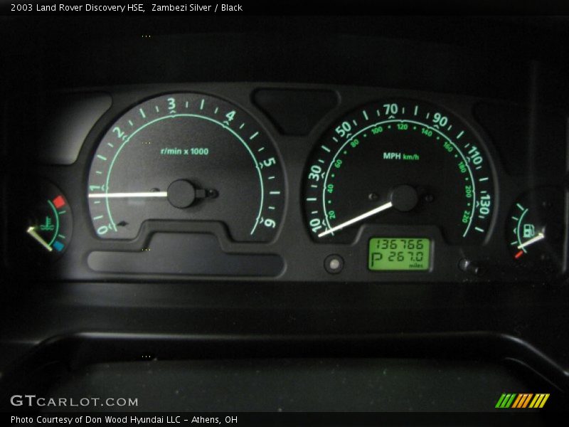 Zambezi Silver / Black 2003 Land Rover Discovery HSE
