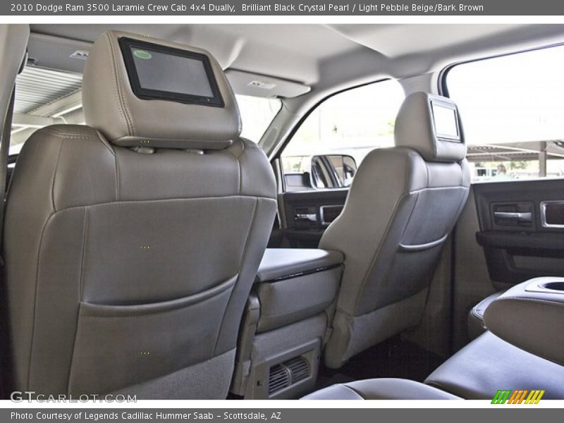 Brilliant Black Crystal Pearl / Light Pebble Beige/Bark Brown 2010 Dodge Ram 3500 Laramie Crew Cab 4x4 Dually