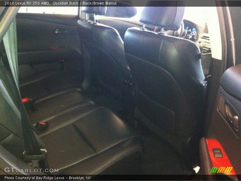Obsidian Black / Black/Brown Walnut 2010 Lexus RX 350 AWD