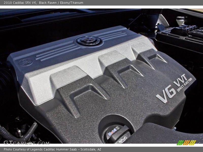 Black Raven / Ebony/Titanium 2010 Cadillac SRX V6