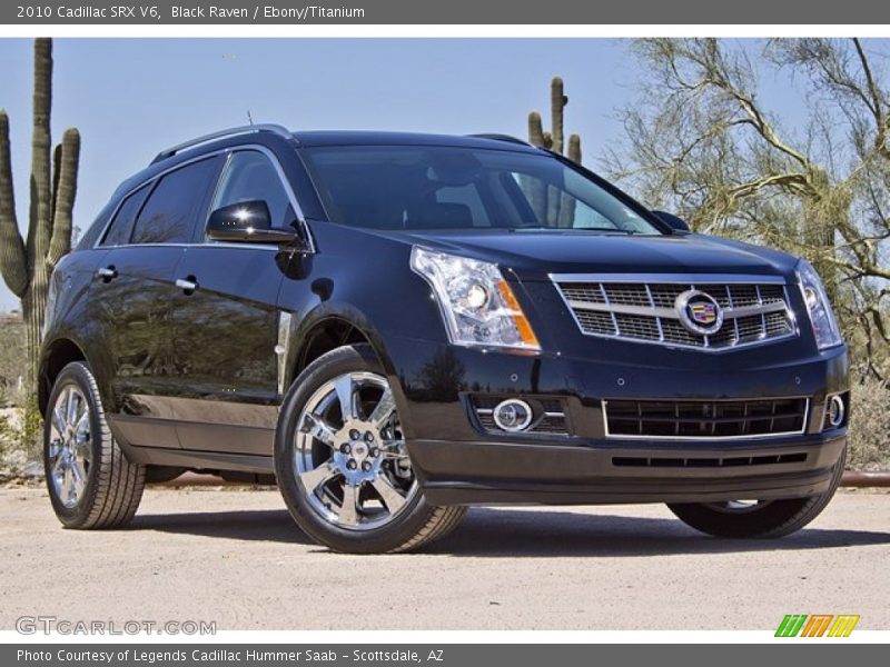 Black Raven / Ebony/Titanium 2010 Cadillac SRX V6