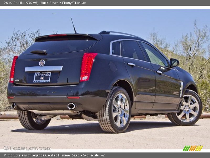 Black Raven / Ebony/Titanium 2010 Cadillac SRX V6