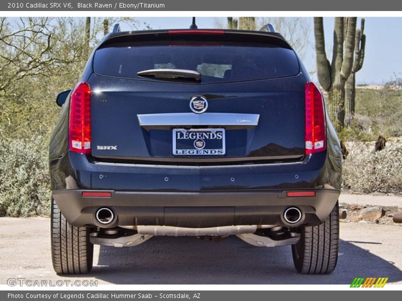 Black Raven / Ebony/Titanium 2010 Cadillac SRX V6