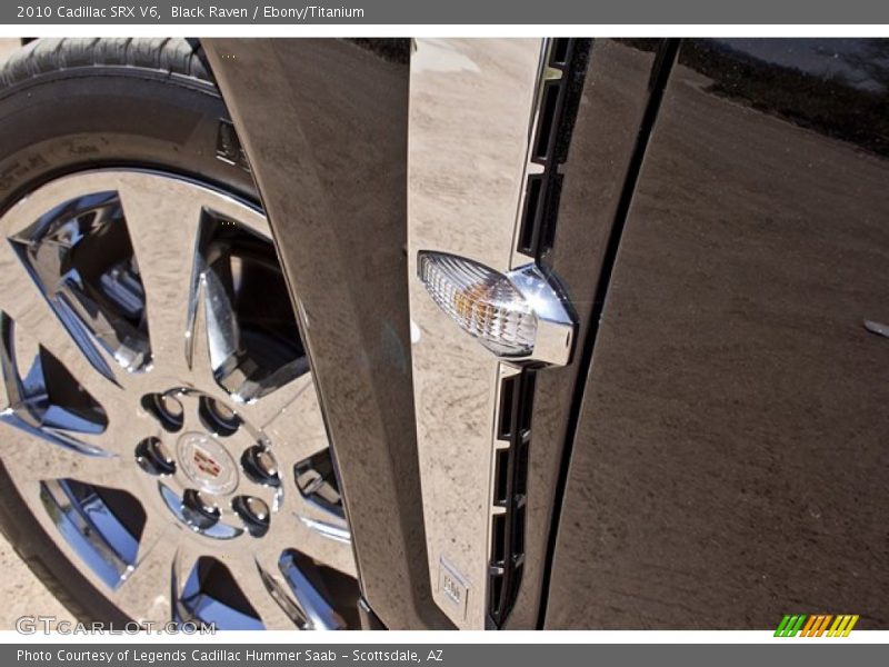 Black Raven / Ebony/Titanium 2010 Cadillac SRX V6