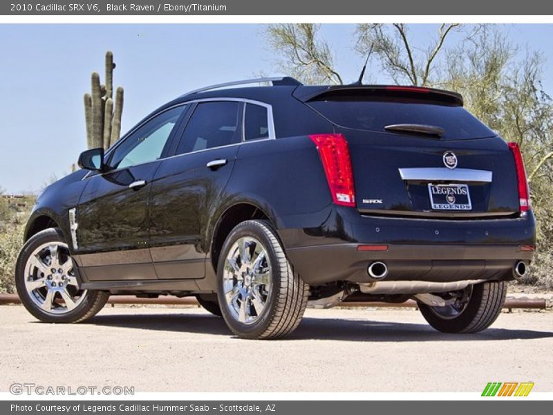 Black Raven / Ebony/Titanium 2010 Cadillac SRX V6