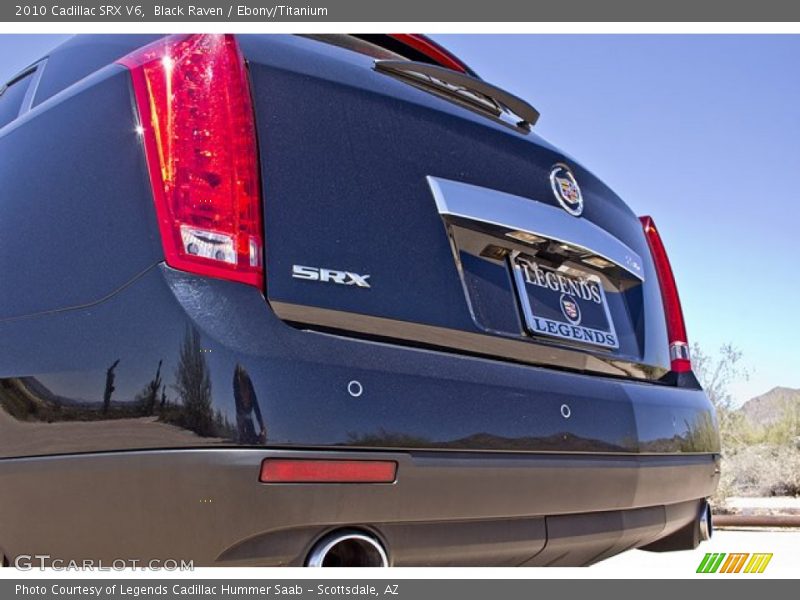 Black Raven / Ebony/Titanium 2010 Cadillac SRX V6
