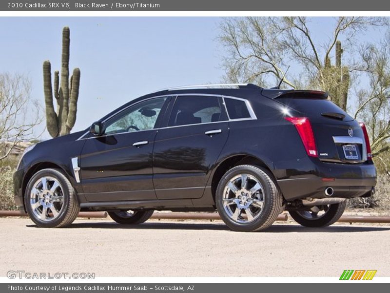 Black Raven / Ebony/Titanium 2010 Cadillac SRX V6