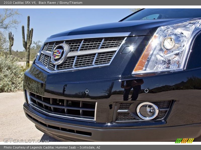 Black Raven / Ebony/Titanium 2010 Cadillac SRX V6