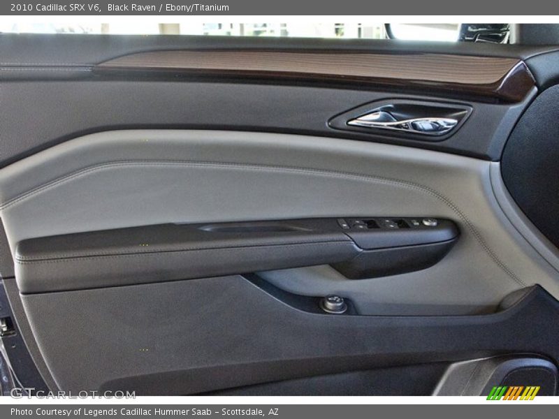 Black Raven / Ebony/Titanium 2010 Cadillac SRX V6