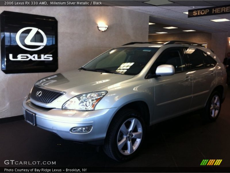 Millenium Silver Metallic / Black 2006 Lexus RX 330 AWD
