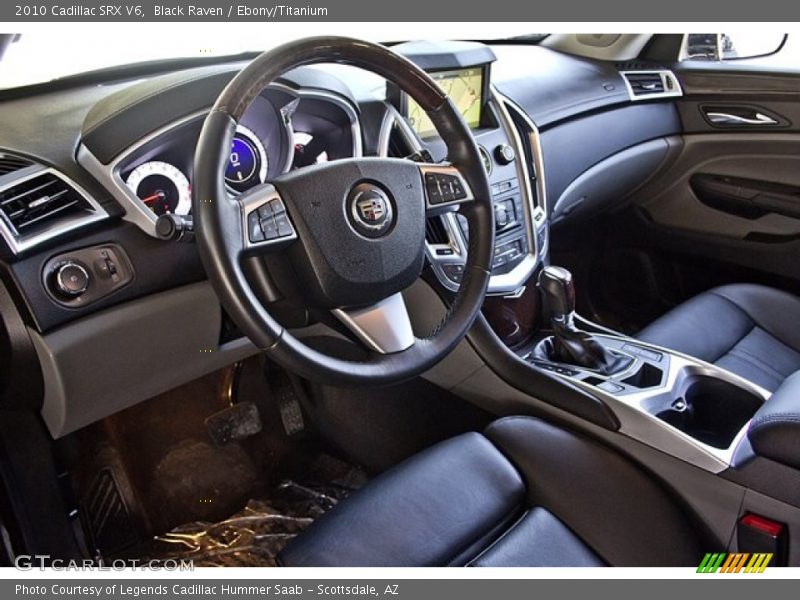 Ebony/Titanium Interior - 2010 SRX V6 