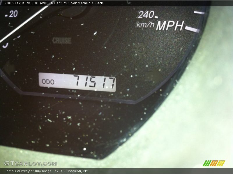 Millenium Silver Metallic / Black 2006 Lexus RX 330 AWD
