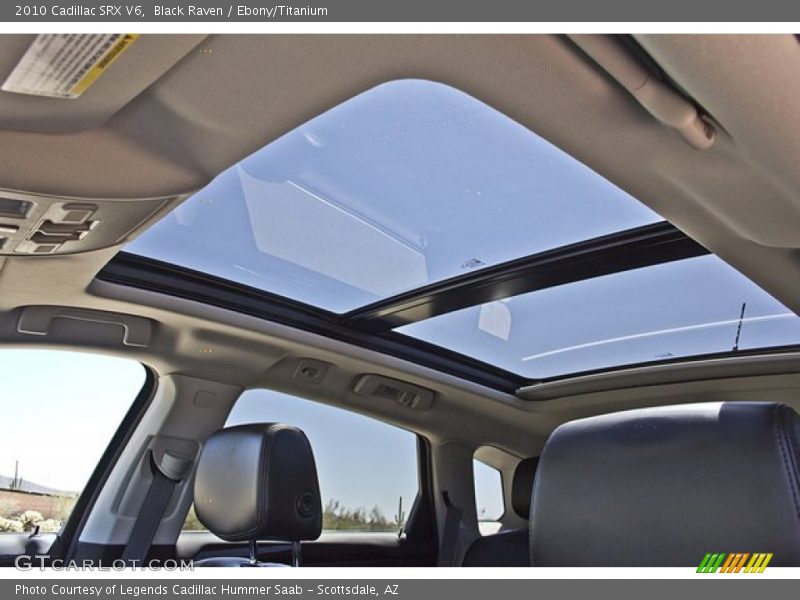 Sunroof of 2010 SRX V6