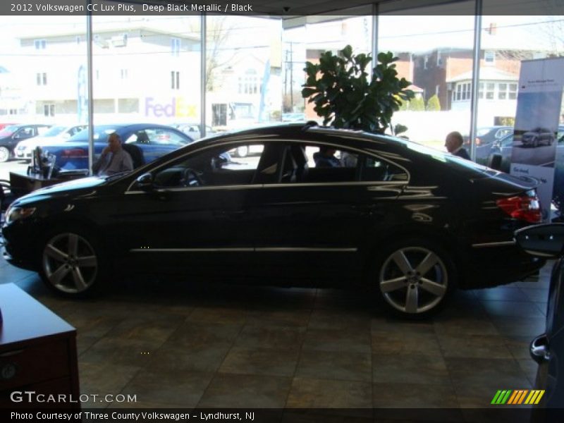 Deep Black Metallic / Black 2012 Volkswagen CC Lux Plus