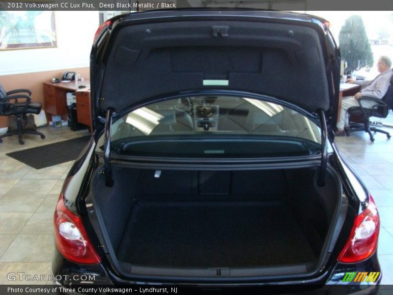 Deep Black Metallic / Black 2012 Volkswagen CC Lux Plus