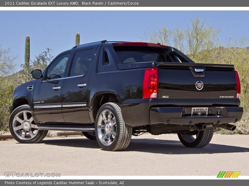 Black Raven / Cashmere/Cocoa 2011 Cadillac Escalade EXT Luxury AWD