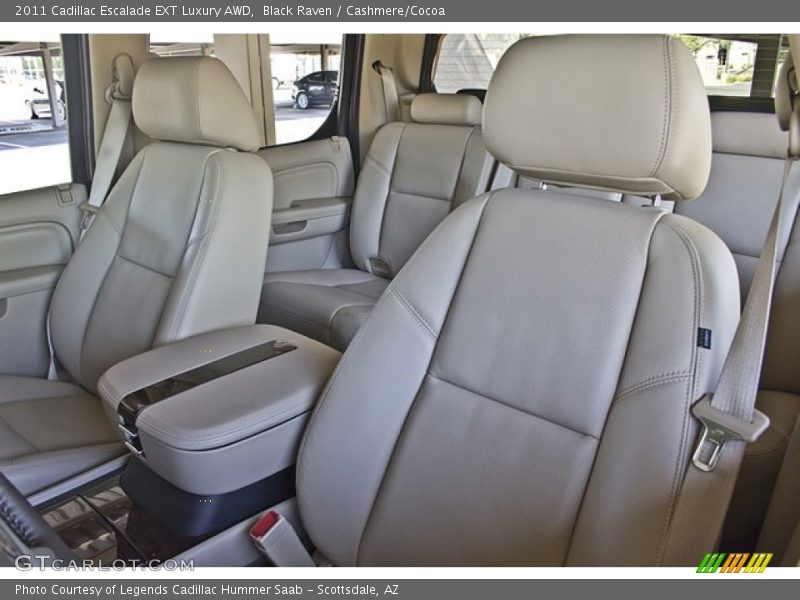 Black Raven / Cashmere/Cocoa 2011 Cadillac Escalade EXT Luxury AWD