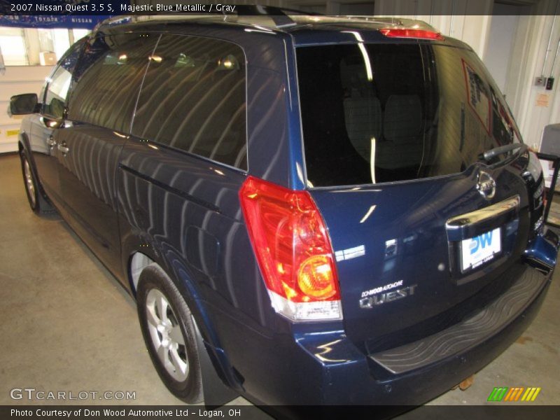 Majestic Blue Metallic / Gray 2007 Nissan Quest 3.5 S