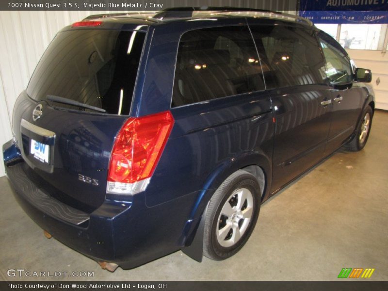 Majestic Blue Metallic / Gray 2007 Nissan Quest 3.5 S