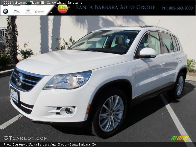 Candy White / Sandstone 2011 Volkswagen Tiguan SE