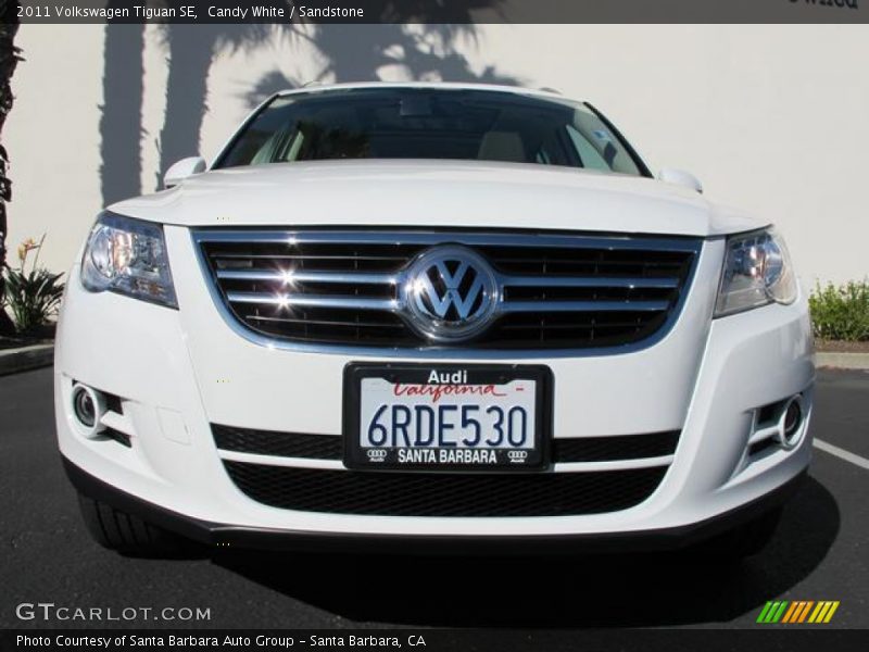 Candy White / Sandstone 2011 Volkswagen Tiguan SE